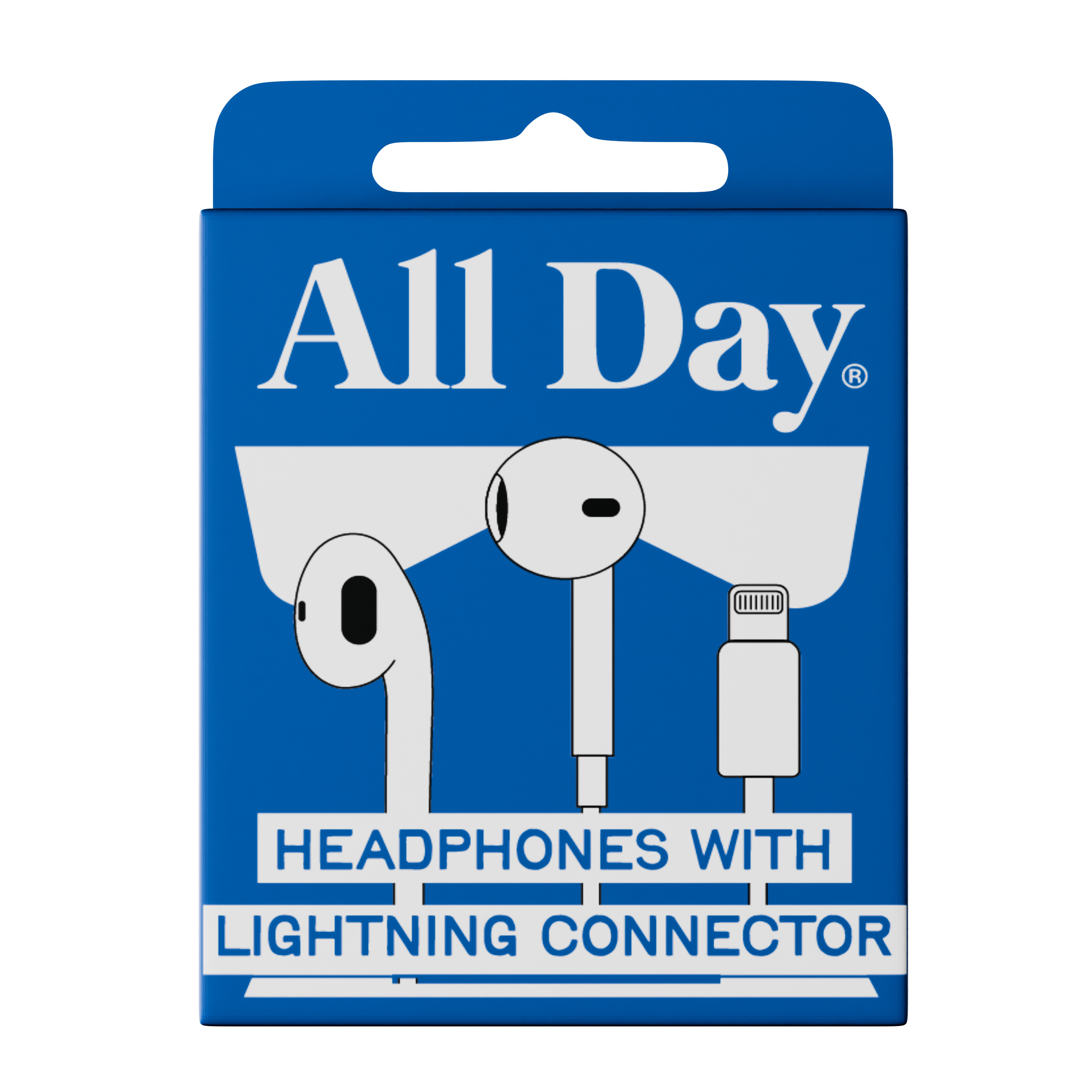 Headphones with lightning connector